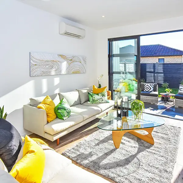 Lounge in a new Mangere home