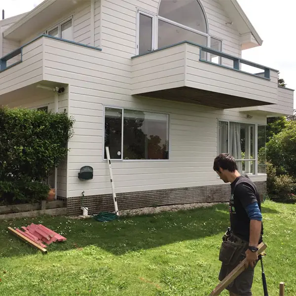 Northcote Point house before the new deck was built